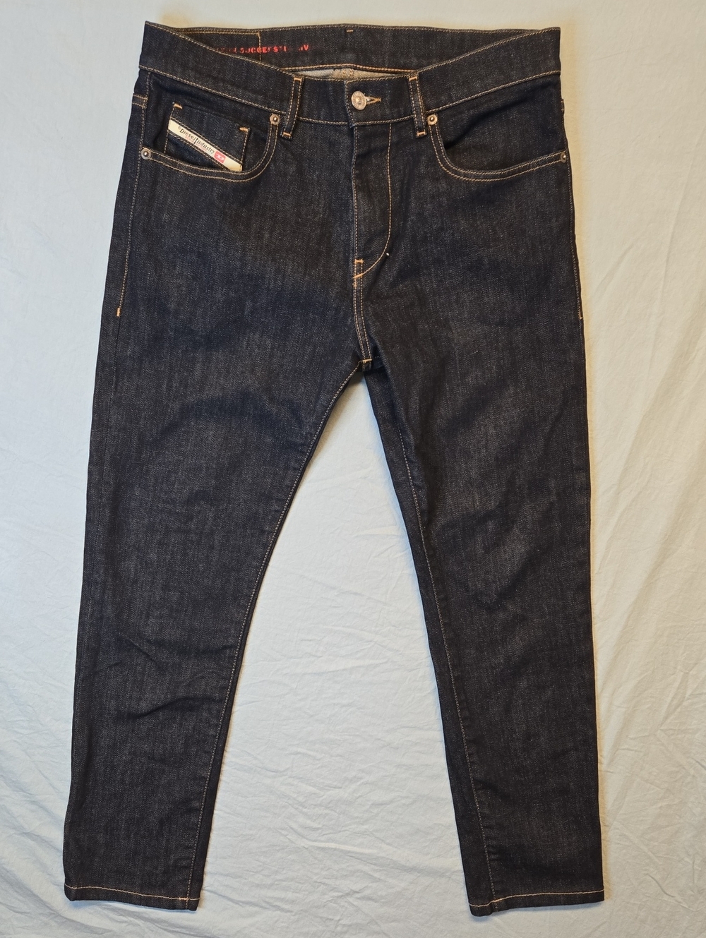 Diesel D-Strukt 2019 Dark Blue Slim Tapered Fit Denim Jeans